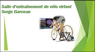 Salle d'entrainement de vélo virtuel Serge Garceau - Commanditaire du Club de Vélo du Grand Joliette