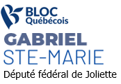 Bloc Québécois - Gabriel Ste-Marie Député fédéral de Joliette - Commanditaire du Club de Vélo du Grand Joliette